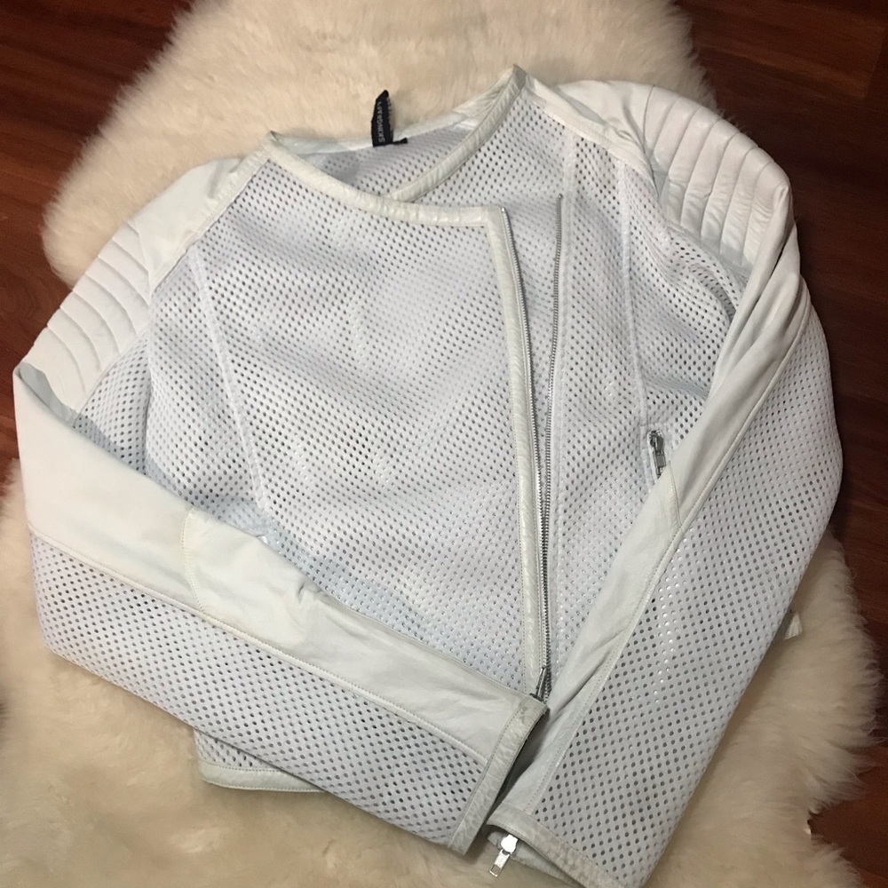 Skingraft genuine leather jacket.
